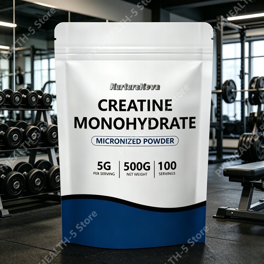 Nutrition For Fitness Training - クレアチン一水和物パウダー マイクロナイズド 1回分5g 100カプセル 500g正味重量 スポーツ栄養