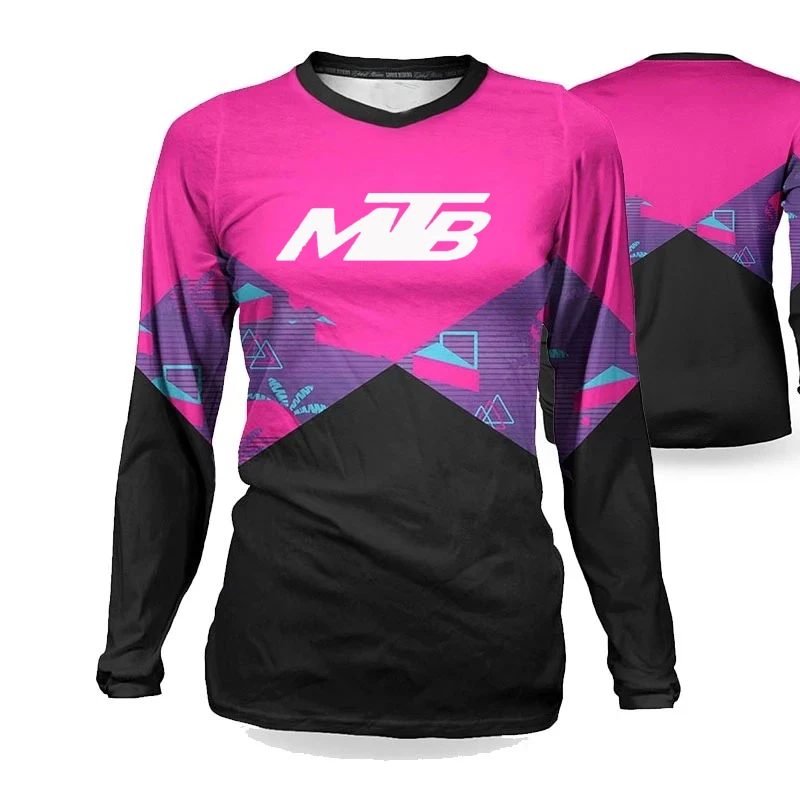 X Nutrition - 2026 新しい女性ダウンヒルジャージマウンテンバイク MTB シャツオフロード DH オートバイジャージモトクロススポーツウェア衣類バイクサイクリング