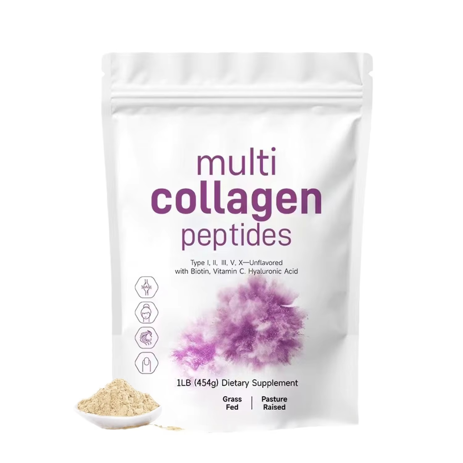 454G マルチコラーゲンペプチドパウダー - プロテインサ - X Nutrition のレビューと価格
